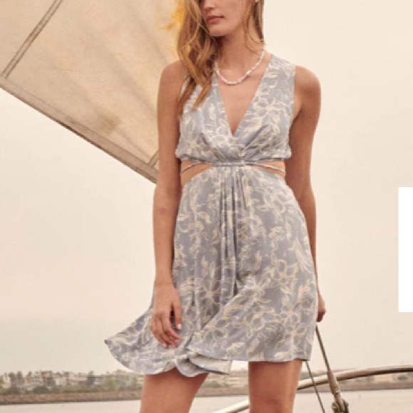 Promesa Dresses & Skirts - Promesa dress floral blue white NWT women’s